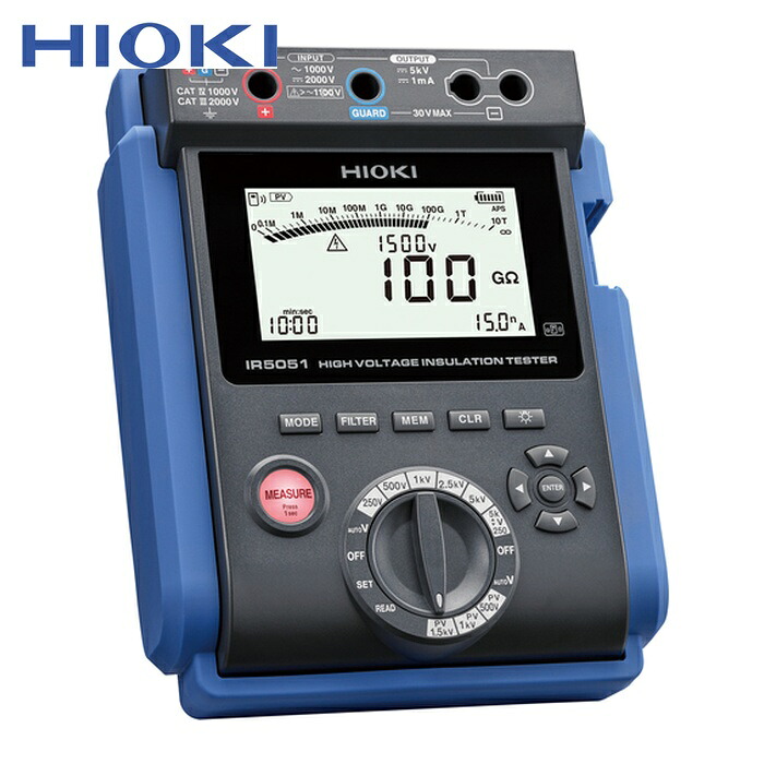 日置電機 HIOKI IR5051 高起電力縁切り持ちこたえる計 IR5051 (1台)