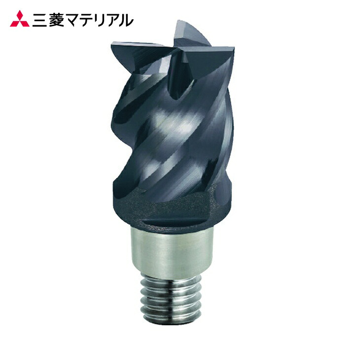 三菱マテリアル IMX10S4HV12012 (EP7020) 4枚刃難削材工業用 超硬制振真四角頭顱12粍 (厚地の外套品) (1個)