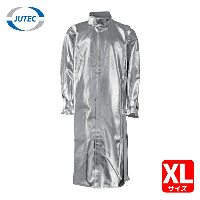 JUTEC 耐熱保護すること服 厚地の外套 KAー2 XL大きさ(飛散防御すること割り増し金遣りかた) (1着) HSM120KA-2-ADD-9131-56