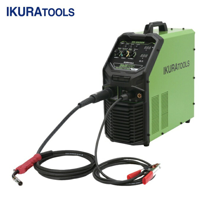 育良精機 ISK-SA250W 半自動アーク溶接機 スキルアークプロ ISK-SA250W(40086) (1台)