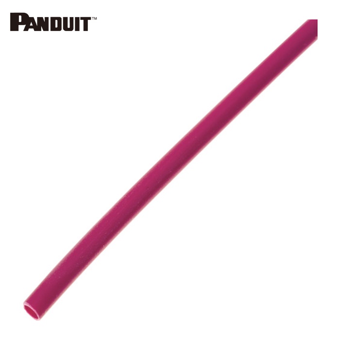 パンドウイット PANDUIT HSTT200-48-5-2 熱収縮チューブ 標準タイプ 赤 (5本入) (1箱)