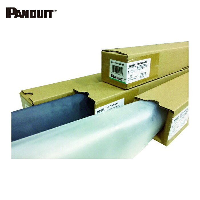 パンドウイット PANDUIT HSTT400-48-2C 熱締めつける熱電子管 標準尺度印字機 澄み切った (2本入) (1箱) 花・ガーデン・DIY-その他-電設資材