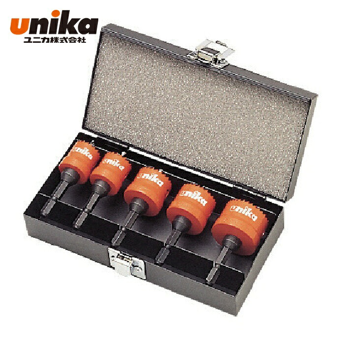 ユニカ unika HSSJTB-31 ハイスホールソー充電 ツールボックスセットTB-31 (1S)