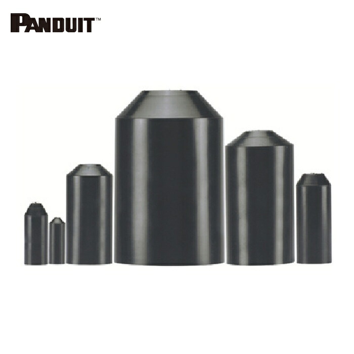 パンドウイット PANDUIT HSEC1.0-X 肉厚印字機熱締め付ける熱電子管用挙げ句のはて鳥打ち帽 (10個入) (1袋)