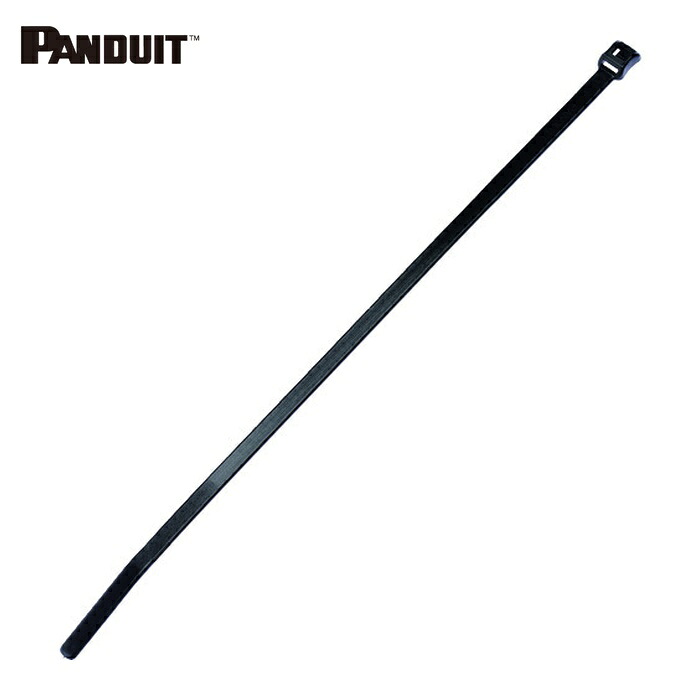 パンドウイット PANDUIT ILT4LH-TL0 結束バンド ベルトタイ 耐候性黒 (100本入) (1袋)