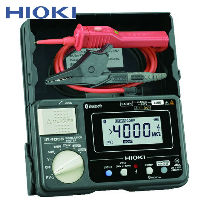 日置電機 HIOKI IR4055-11 デジタル絶縁抵抗計(5レンジ) IR4055-11 (1台)