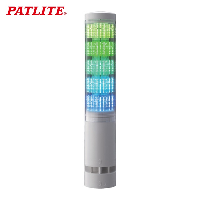 パトライト PATLITE LA6-5DLJWB-RYGBC LA6型積層情報表示灯Φ60 L型ポール・キャブタイヤ・ブザーあり (1台) 22,874円