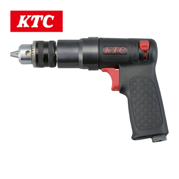KTC 京都機械工具 JAP110 エアドリル チャック能力10mm 穴あけ能力10mm 全長195mm (1台)