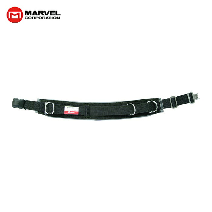 マーベル MARVEL MAT-180WB ワークポジショニング用ベルト(ワンタッチバックル)黒 (1本)｜工具ランドこだわり館
