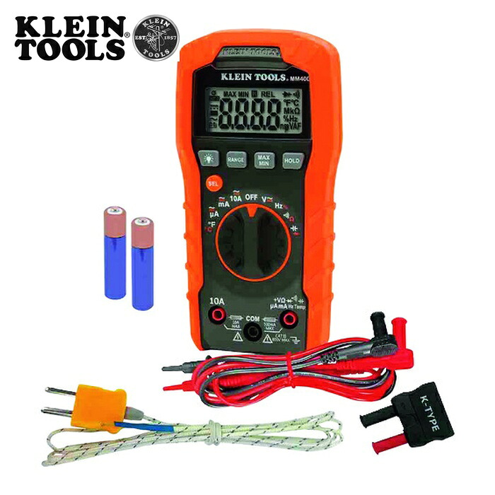 KLEIN TOOLS MM400A デジタルマルチメーター 600V (1台)