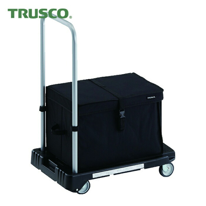 トラスコ TRUSCO 脂手押し車 こまわり君 省音G拷問台 600X390 黒いこと THB付 (1台) MP-6039N2-BK-THB