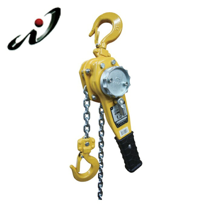 日興製綱 NIKKO レバーホイスト 0.8t 揚程1.5m (1台) NLH-080|工具ランドこだわり館
