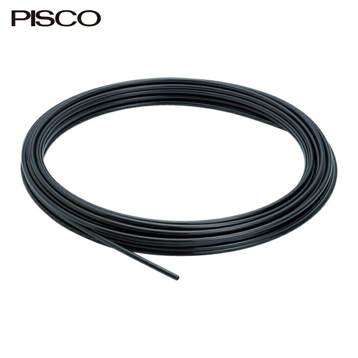 PISCO ピスコ NA1075-100-B ナイロンチューブ 黒 10X7.5mm 100m (1巻)