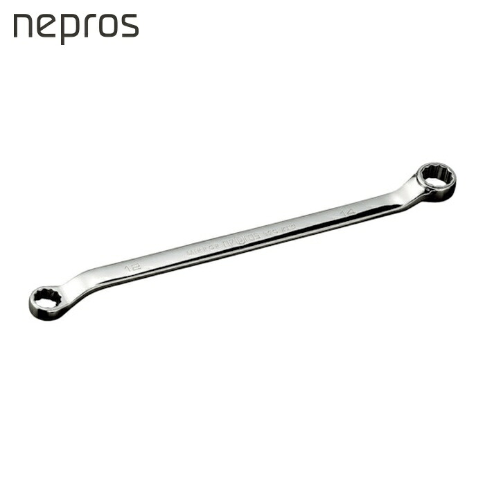 ネプロス nepros NM5-1214 45°X6°めがねレンチ12×14mm (1丁)