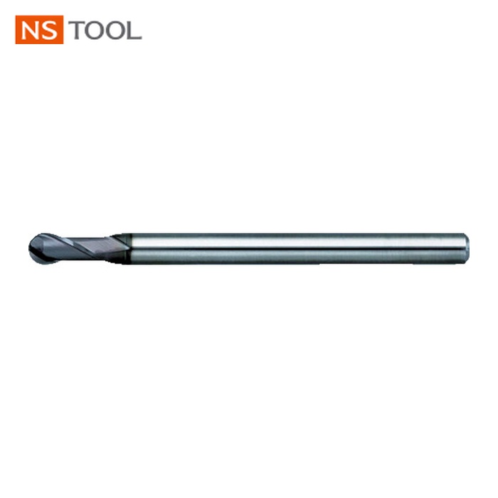 NS 日進工具 MSB230 R2.75 無限コーティング 2枚刃ボールエンドミル MSB230 R2.75 (1本)