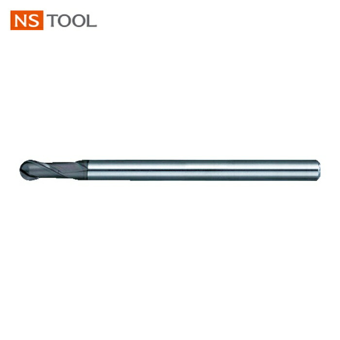 NS 日進工具 MSBH230 R0.05-D4 高硬度用2枚刃ボールエンドミルMSBH230 R0.05 (1本)