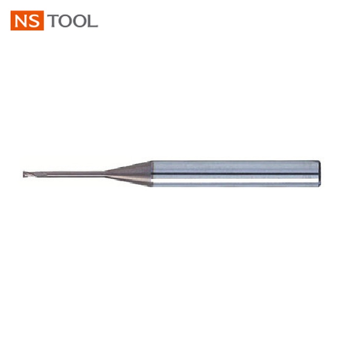 NS 日進工具 MHR230 0.2X0.75 無限コーティング ロングネックスクエアエンドミル MHR230 φ0.2X0.75 (1本)