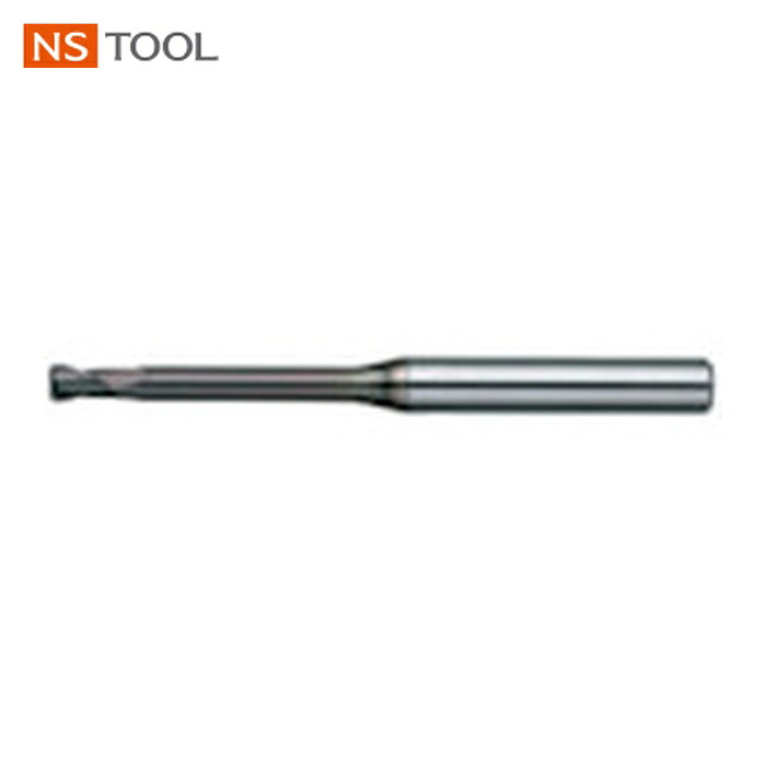 NS 日進工具 MHR230R 0.4XR0.1X4 ロングネックラジアスエンドミル MHR230R Φ0.4XR0.1X4 (1本)
