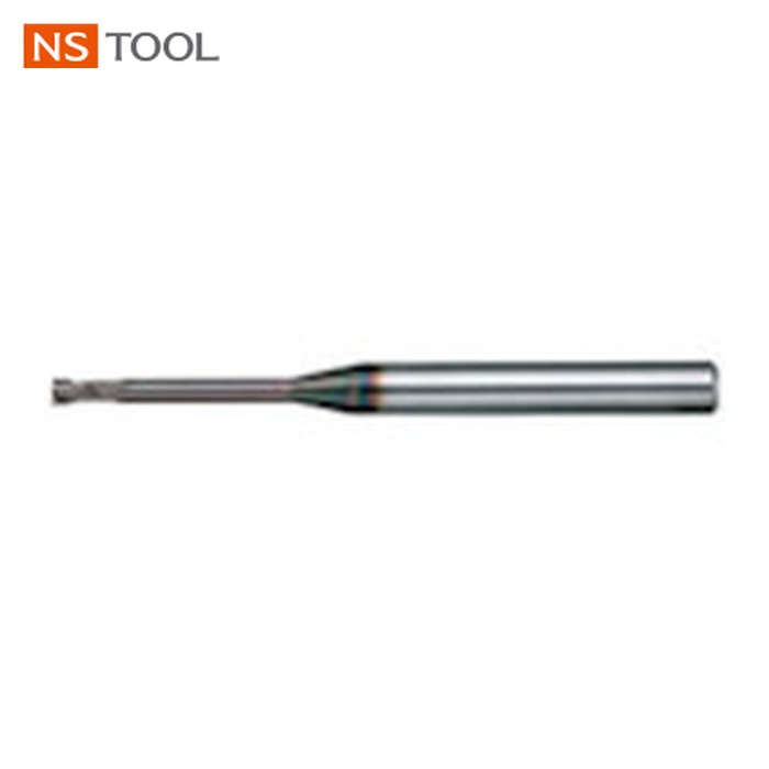 NS 日進物の具 MHRH230 0.1X0.75 高硬度用2枚刃ロングネックスクエアエンドミル MHRH230 Φ0.1×0.75 (1本) 電動・エア工具用アクセサリー-DIY・工具