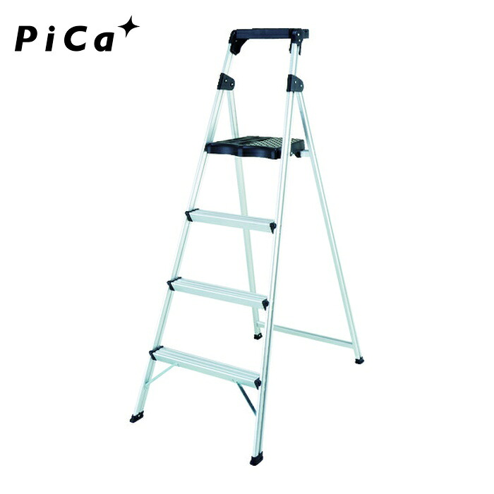 核分裂爆弾 Pica MFT-4 上枠付き添い人踏み台 4段 (1台)