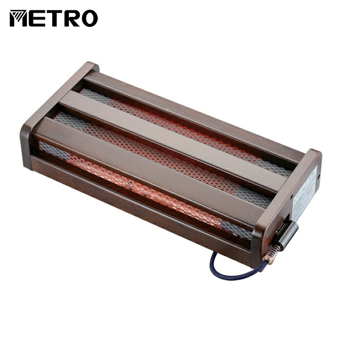 メトロ電気工業 MFH-181ET(DA) 木枠フットヒーター (1台)