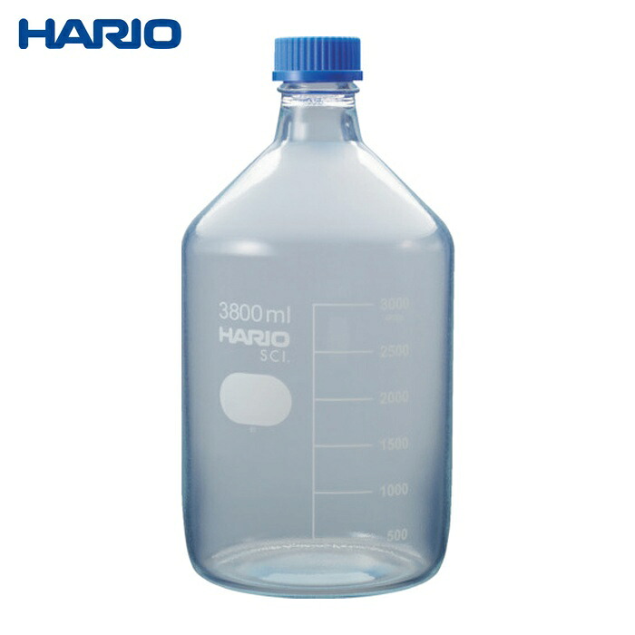 ハリオ HARIO コーティングねじ口瓶 3,800mL (1個) NBOC-3.8L-SCI|工具ランドこだわり館
