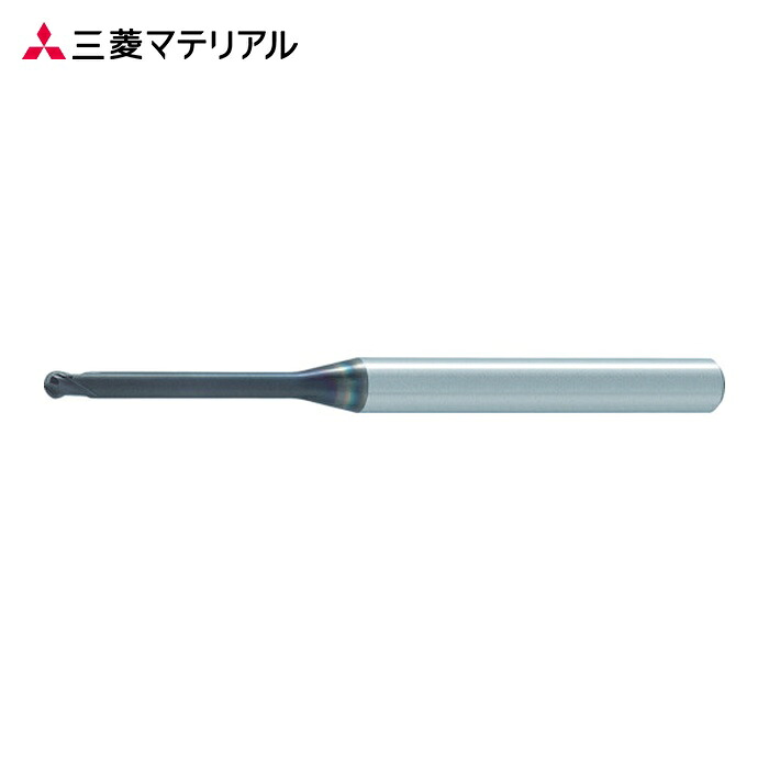 三菱マテリアル MP2XLBR0200N500 2枚刃エムエスプラスロングネック 超硬ボールエンドミル4mm (1本)