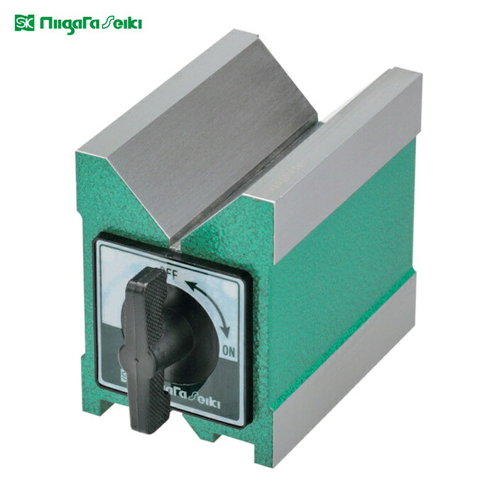SK 新潟精機 MV-100G マグネット付Vブロック 95x70x100mm (1個)｜工具ランドこだわり館