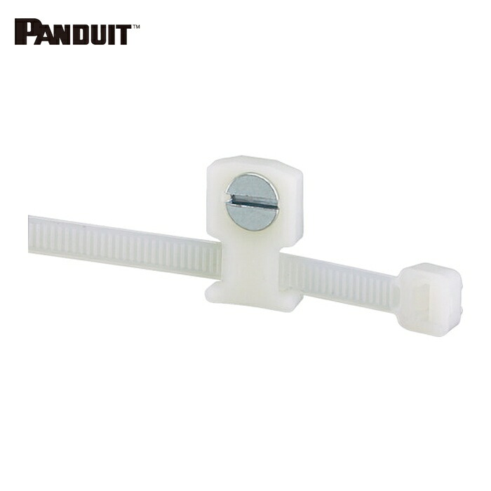 パンドウイット PANDUIT LPMS-S8-M 薄型固定具 M4サラネジ ナチュラル (1000個入) (1袋)|工具ランドこだわり館