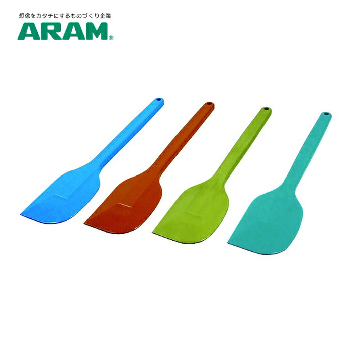 アラム ARAM MP-CH-L-RE MPFシリコーンクリーンヘラ 赤いこと系 (9675‐03) (1個)