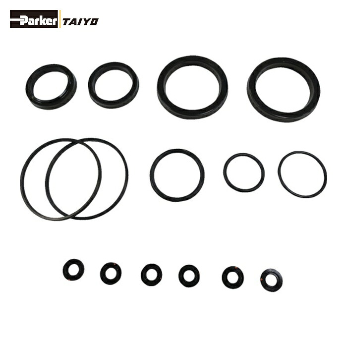 TAIYO お天道様鉄工 NH8R/PKS1-100C 油圧円筒用検査と修理部分品 其れ相応円筒口径:φ100 (ニトリルゴム・スイッチセット用) (1S) 花・ガーデン・DIY-その他