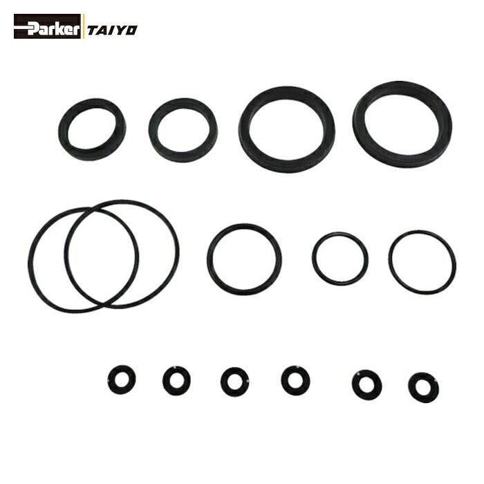 TAIYO 太陽鉄工 NH8R/PKS3-140B 油圧シリンダ用メンテナンスパーツ パッキンセット 適合シリンダ内径:φ140 (フッ素ゴム・スイッチセット用) (1S)