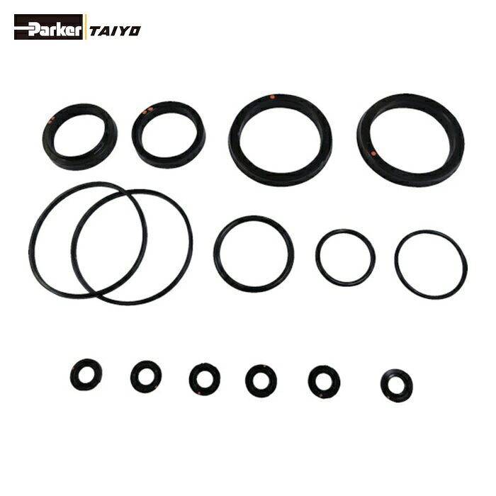 TAIYO 太陽鉄工 NH8R/PKS6-140B 油圧シリンダ用メンテナンスパーツ パッキンセット 適合シリンダ内径:φ140 (水素化ニトリルゴム・スイッチセット用) (1S)