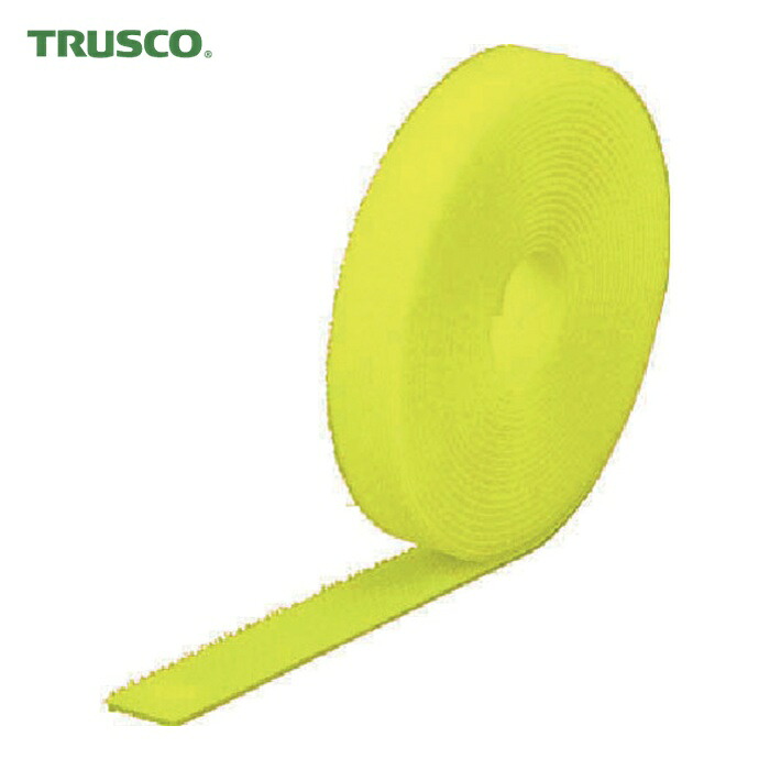 トラスコ TRUSCO 神通力ダンス楽隊[[R下]]一緒になる磁気テープ両面螢光黄色40粍25m (1巻) MKT-40250-LY