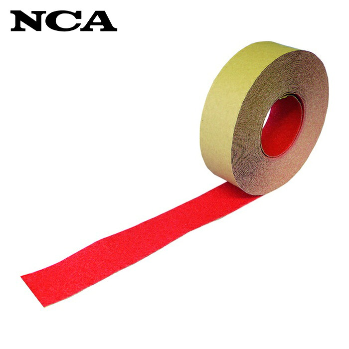 NCA 日本レヂボン NSP5180R ノンスリップテープ 50×18m 赤 (1巻)