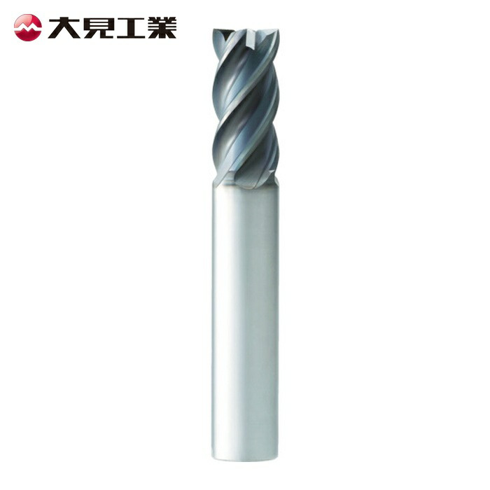 大見工業 OER4R-0050 超硬不等ピッチ不等リードエンドミル(4枚刃) 刃数4 刃径5mm (1本)