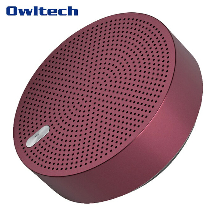 オウルテック ワイヤレスステレオモード対応 Bluetooth5 モバイルスピーカー (1個) OWL-BTSP03S-RRE