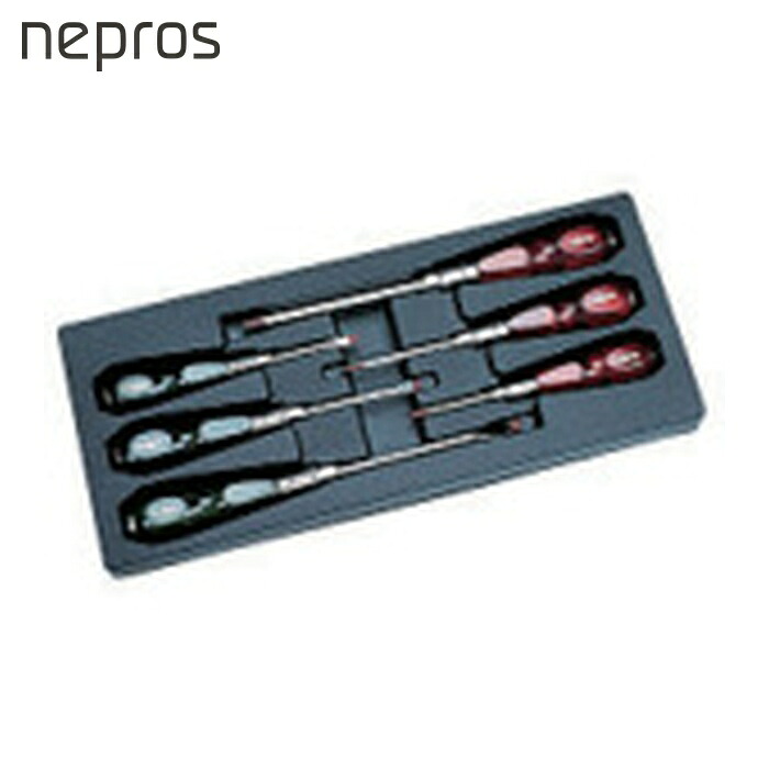 ネプロス nepros NTD306 木柄ドライバセット[6本組] (1S)