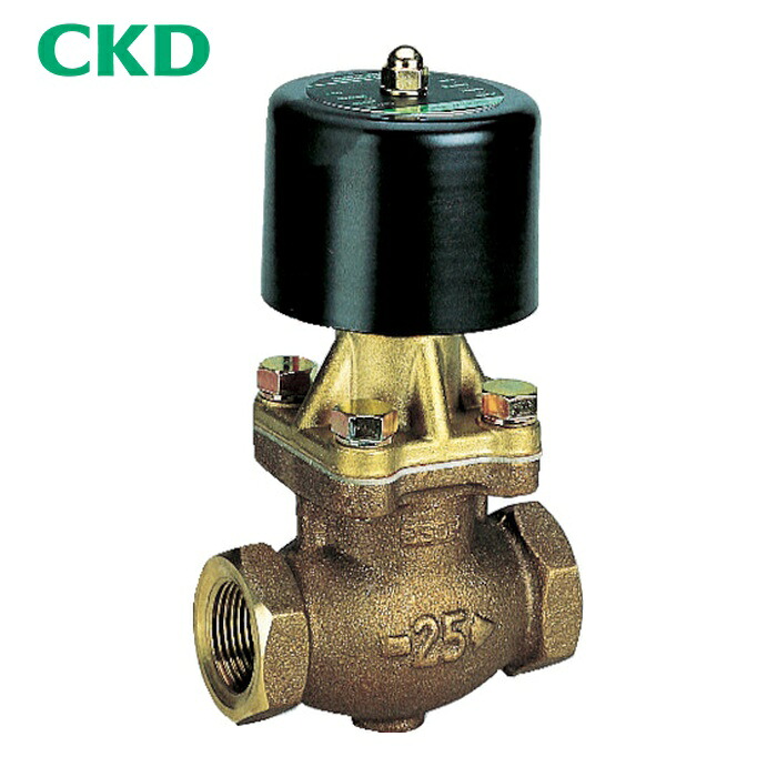 CKD PVS-25A-210-AC100V 電磁弁 空気用パイロット式2ポート (1台)