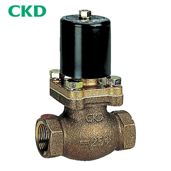 CKD PVS-25A-210-AC200V 電磁弁 空気用パイロット式2ポート (1台)