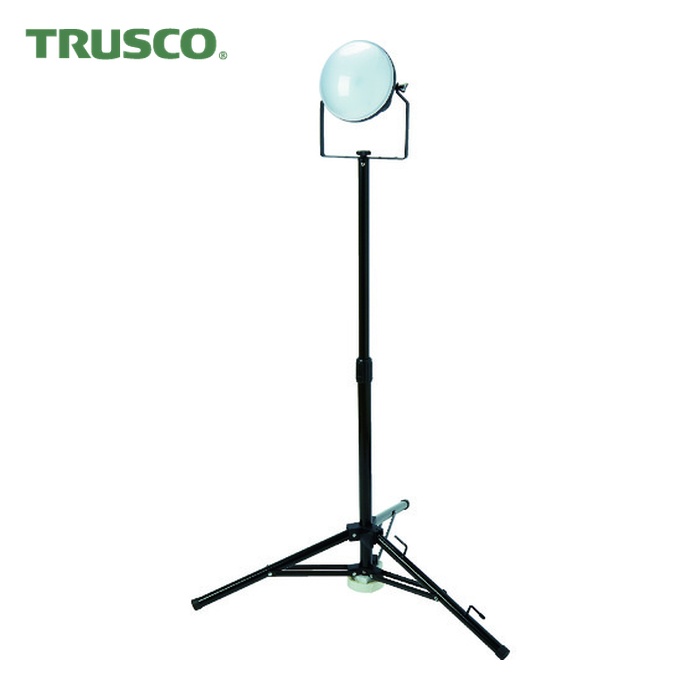トラスコ TRUSCO LED投光照明器 DELKURO 三脚架印字機 1灯 50W 5m 地びた付 2芯3芯両用印字機 (1台) RTLE-505EP-SK