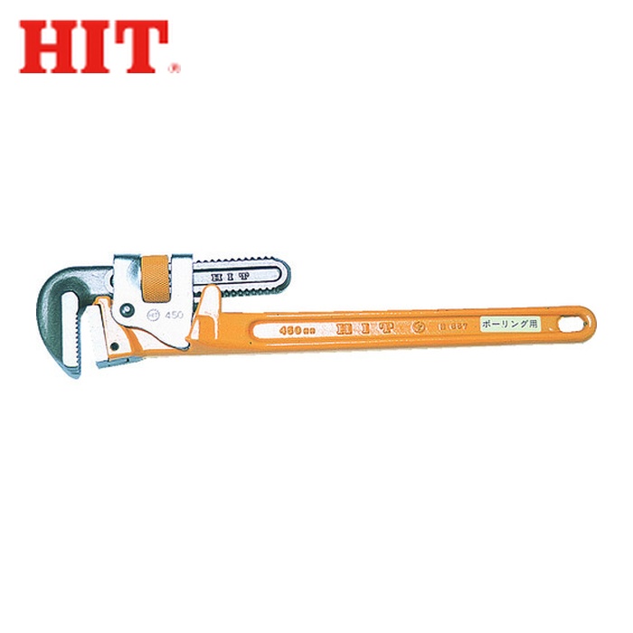 ヒット HIT PWB-450 ボーリング グラウンドパイプレンチ 450mm (1丁)