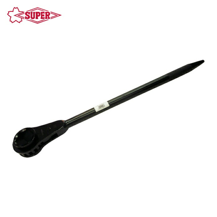 スーパーツール RH60T 片口ラチェットレンチ(強力型) 六角対辺寸法:60 (1丁)