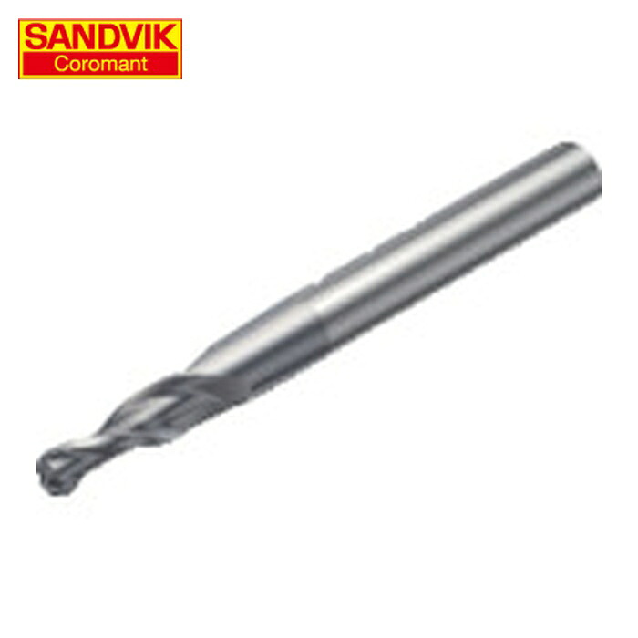 サンドビック SANDVIK R216.52-04040RAL10G (1630) コロミルプルーラ 超硬ソリッドエンドミル(730) 刃径4mm 刃長10mm シャンク径8mm 全長80mm (1本)｜工具ランドこだわり館