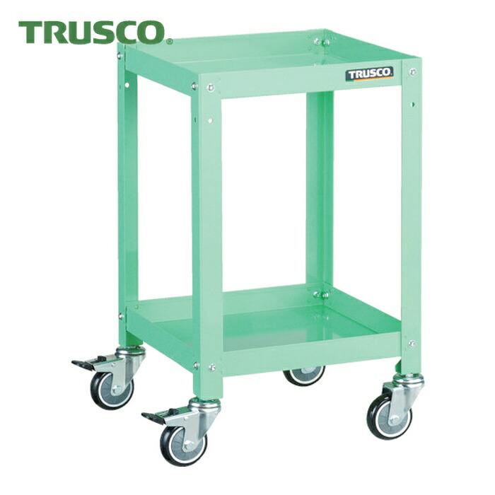 トラスコ TRUSCO 物の具手押し車 ラビットワゴン 360X360 ウレタン拷問台 若い衆緑であること (1台) RBW-632U YG