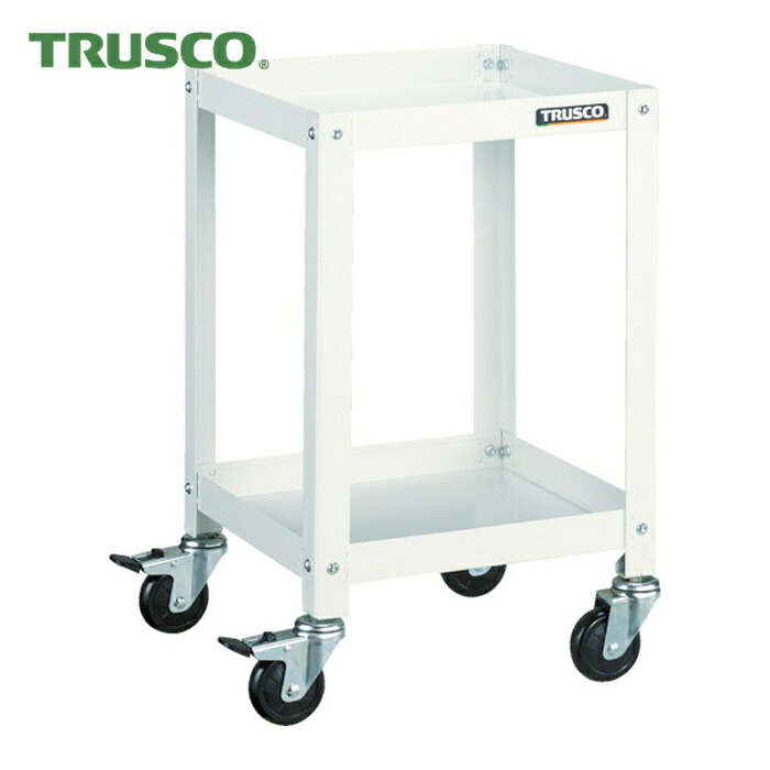トラスコ TRUSCO 物の具手押し車 ラビットワゴン 360X360 天然ゴム拷問台 白いこと (1台) RBW-632 W