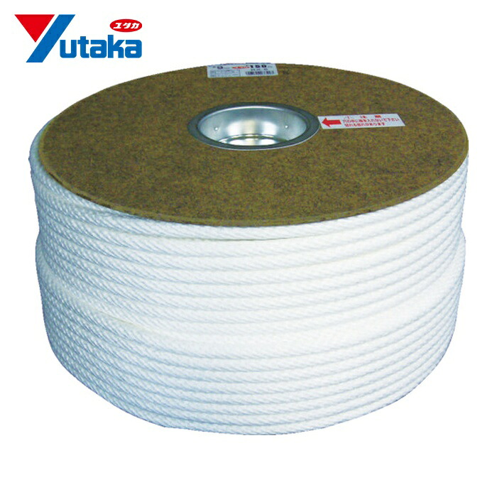 ユタカメイク ビニロン金剛石打荷縄膜鳴楽器巻 9φ×150m (1巻) PRX-5