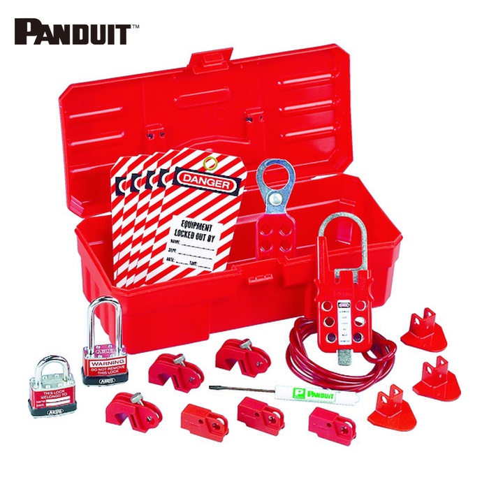 パンドウイット PANDUIT PSL-KT-CONA 電気工事用ロックアウトキット (1S)|工具ランドこだわり館