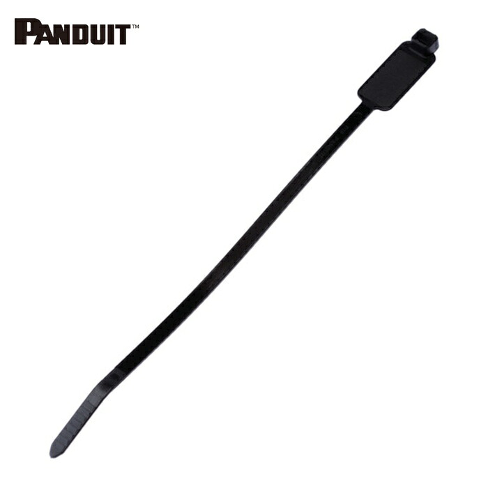 パンドウイット PANDUIT PLM4S-D0 旗型タイプナイロン結束バンド 耐候性黒 (500本入) (1袋)｜工具ランドこだわり館