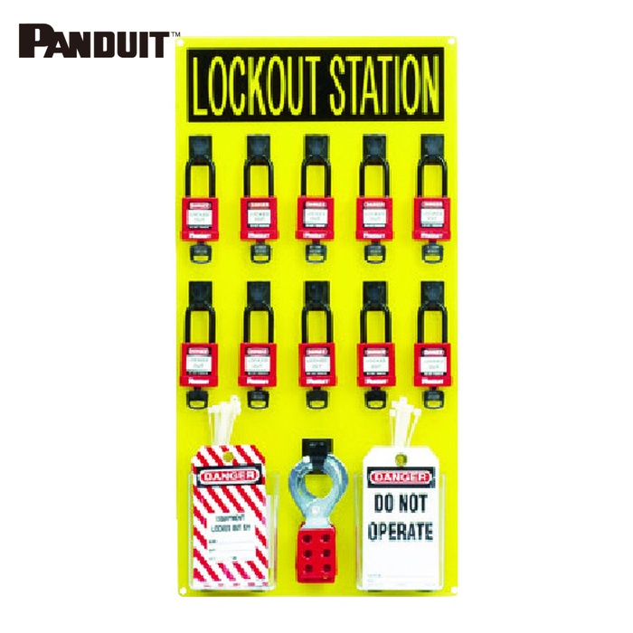 パンドウイット PANDUIT PSL-10SWCA ロックアウトステーションキット 10人用 (1S)